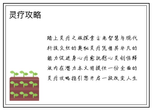 灵疗攻略